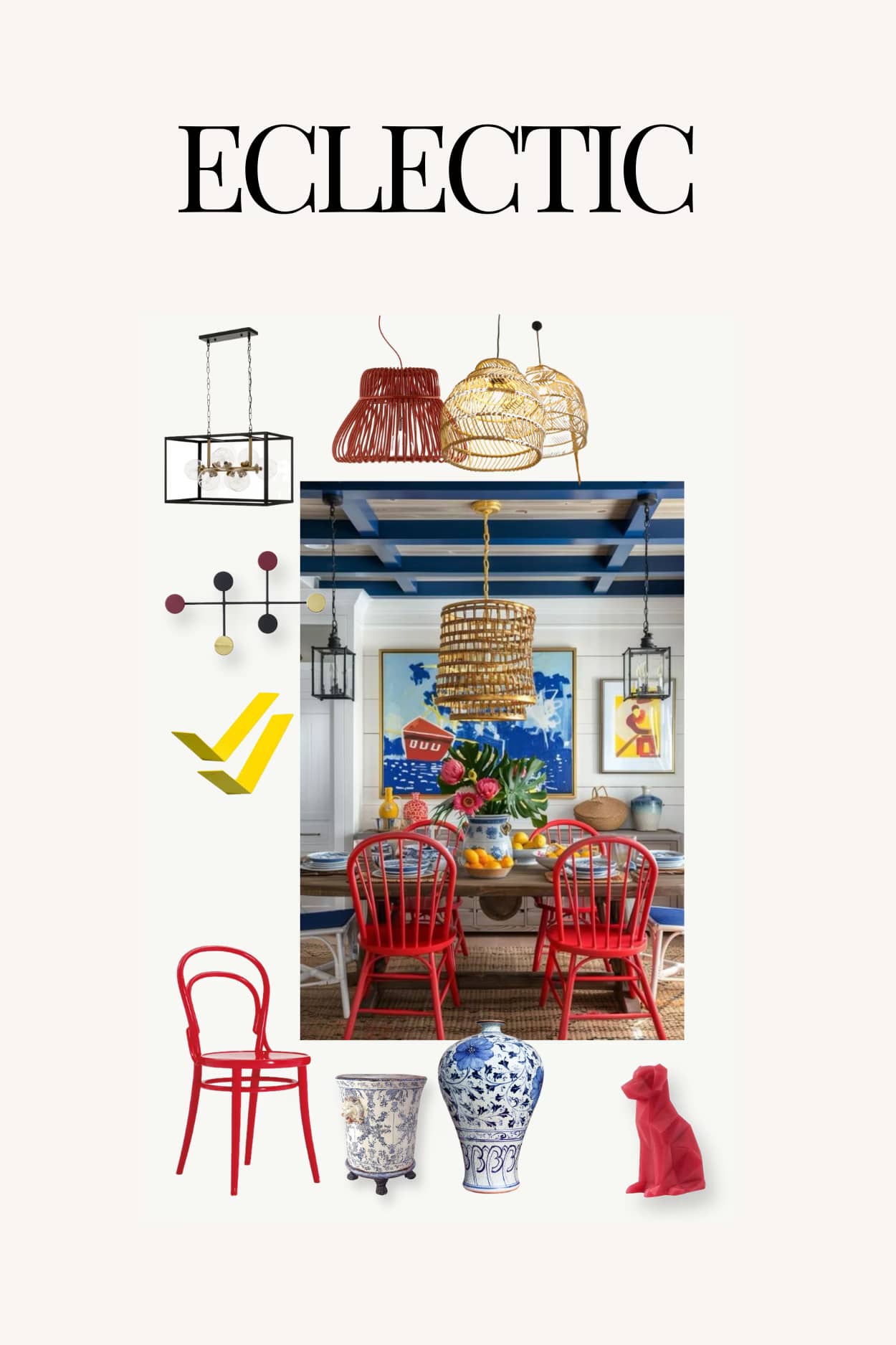 eclectic interior