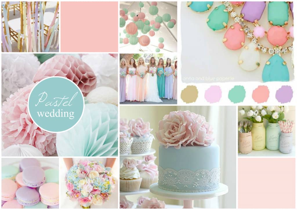 Pastel Wedding Inspiration Board Created on Wwwsampleboardcom