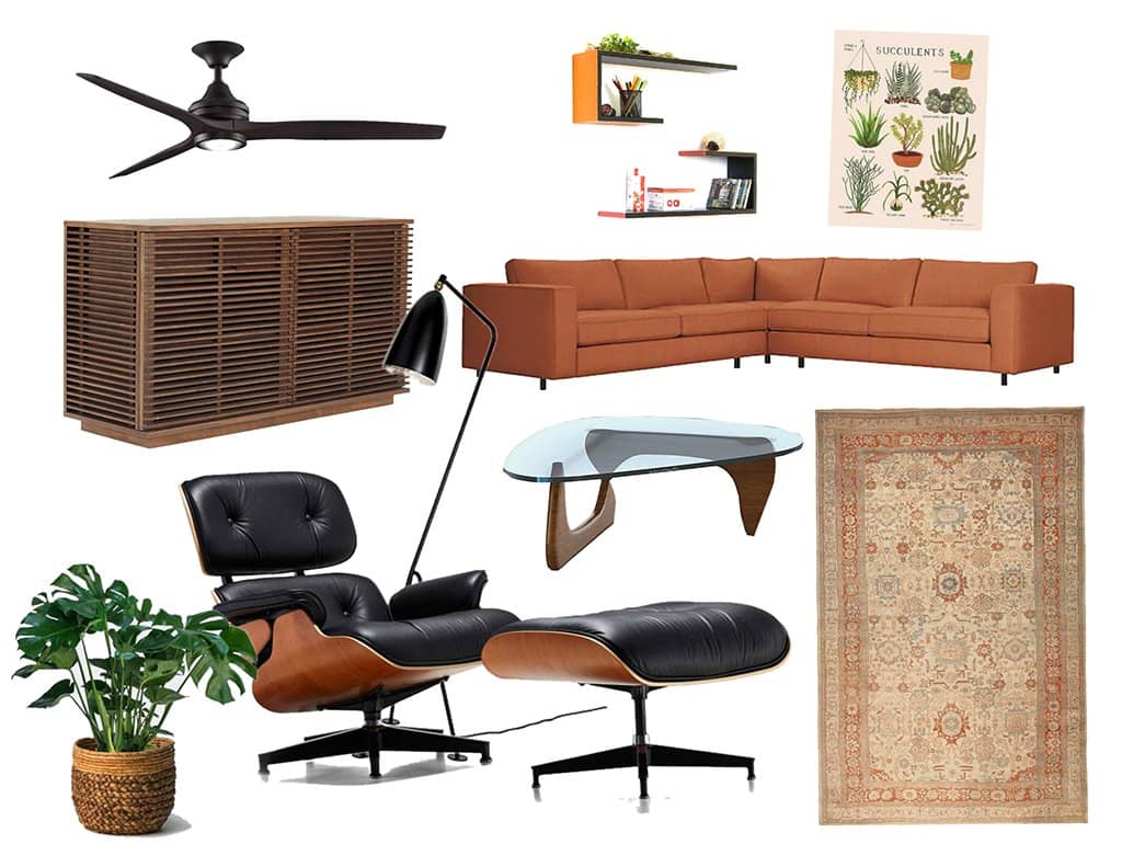 Eames Lounge Chair Mood Board