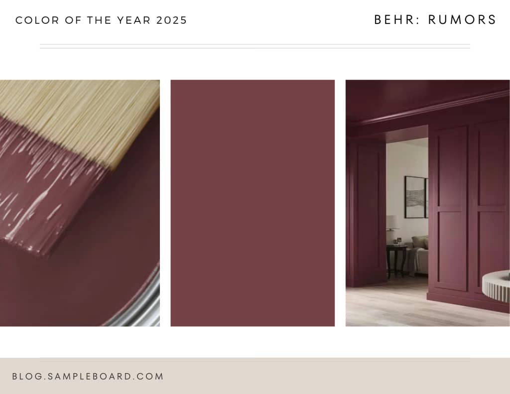 Sampleboard Color of the Year 2025