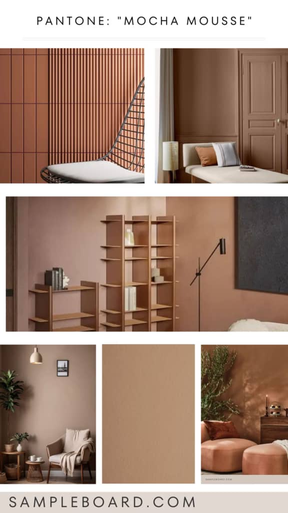 Pantone mocha Mousse