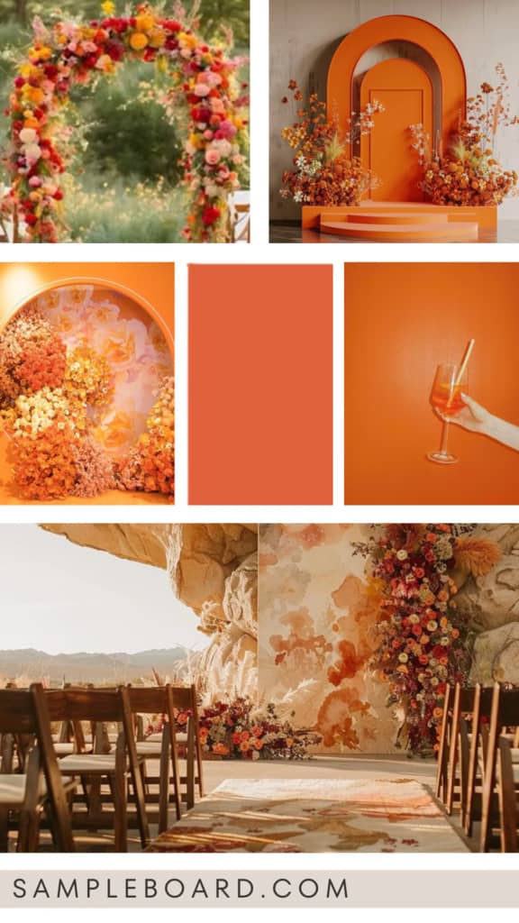 Verona Sunset the Vibrant Wedding Color of the Year for 2025