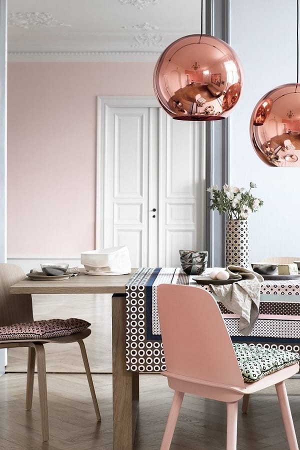 Copper and Blush Interior   Sampleboard Blog