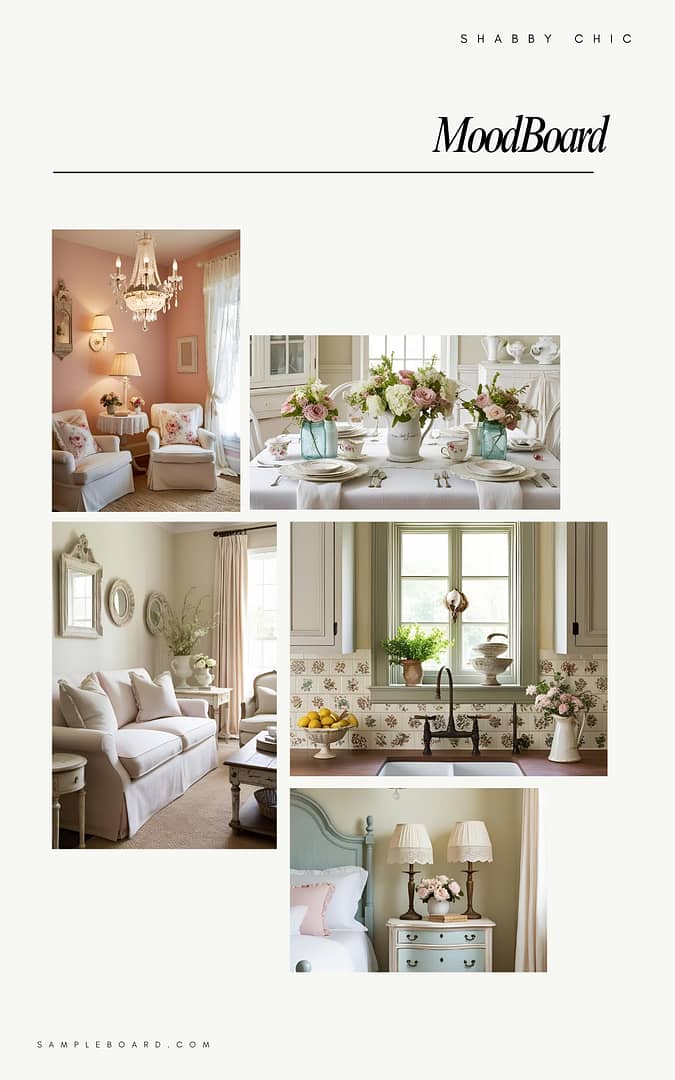 Shabby Chic Moodboard
