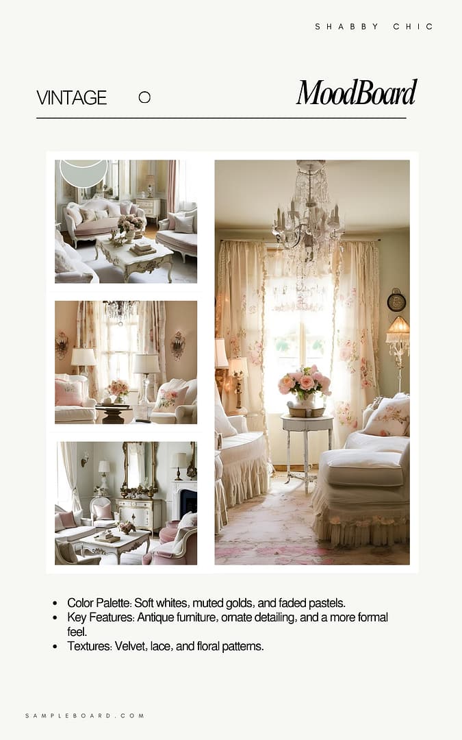 Shabby Chic Moodboard