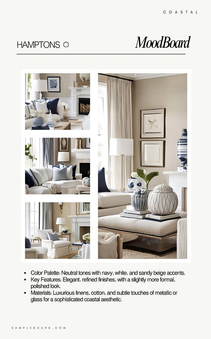 Coastal Interior Moodboard