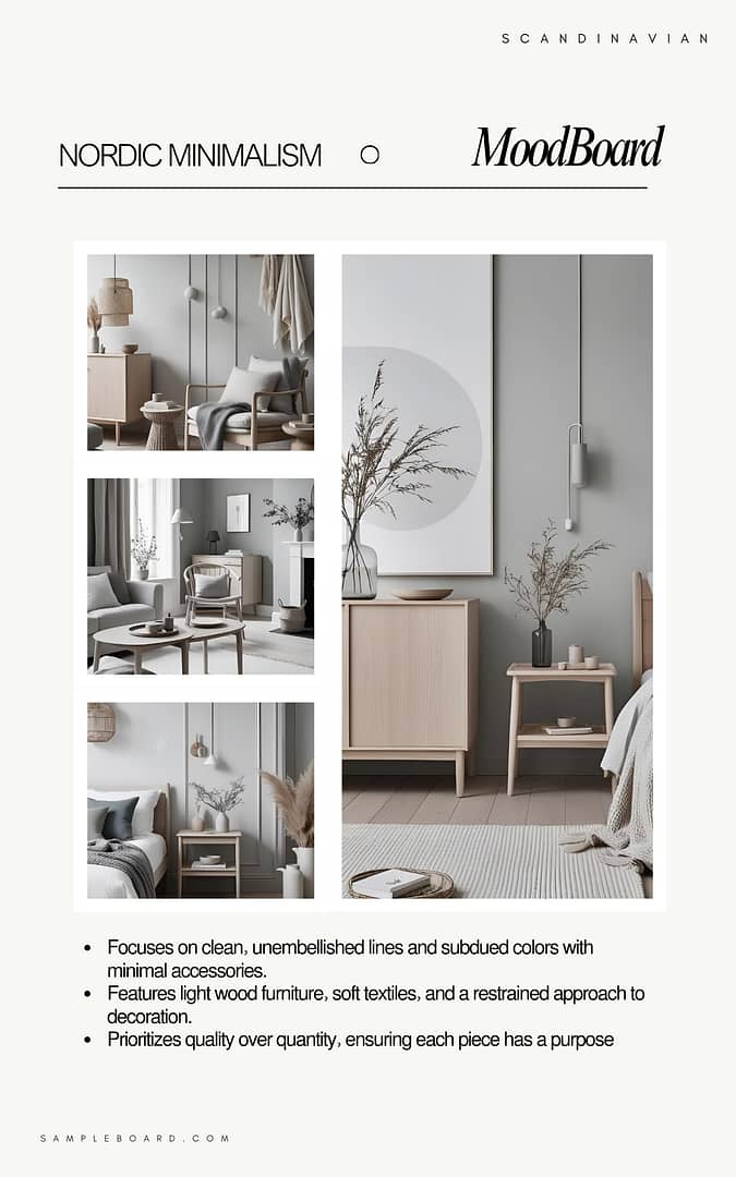Scandinavian Interior Moodboard