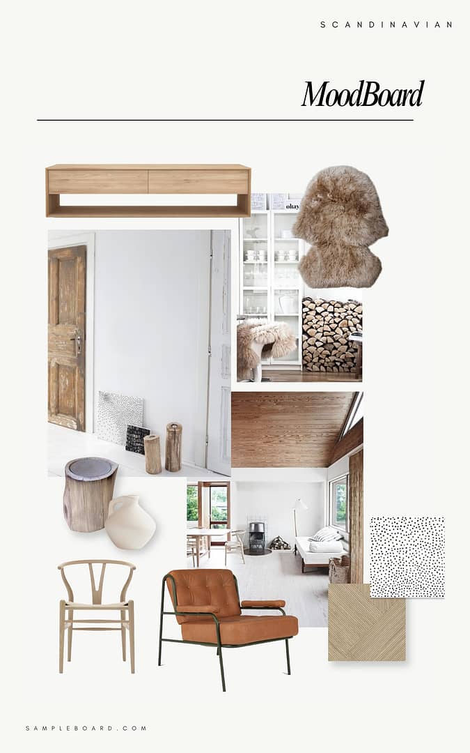 Scandinavian Interior Moodboard