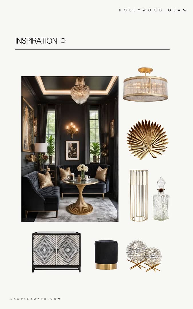 Hollywood Glam Moodboard