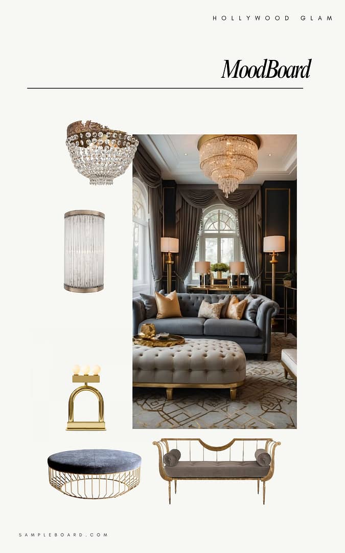 Hollywood Glam Moodboard