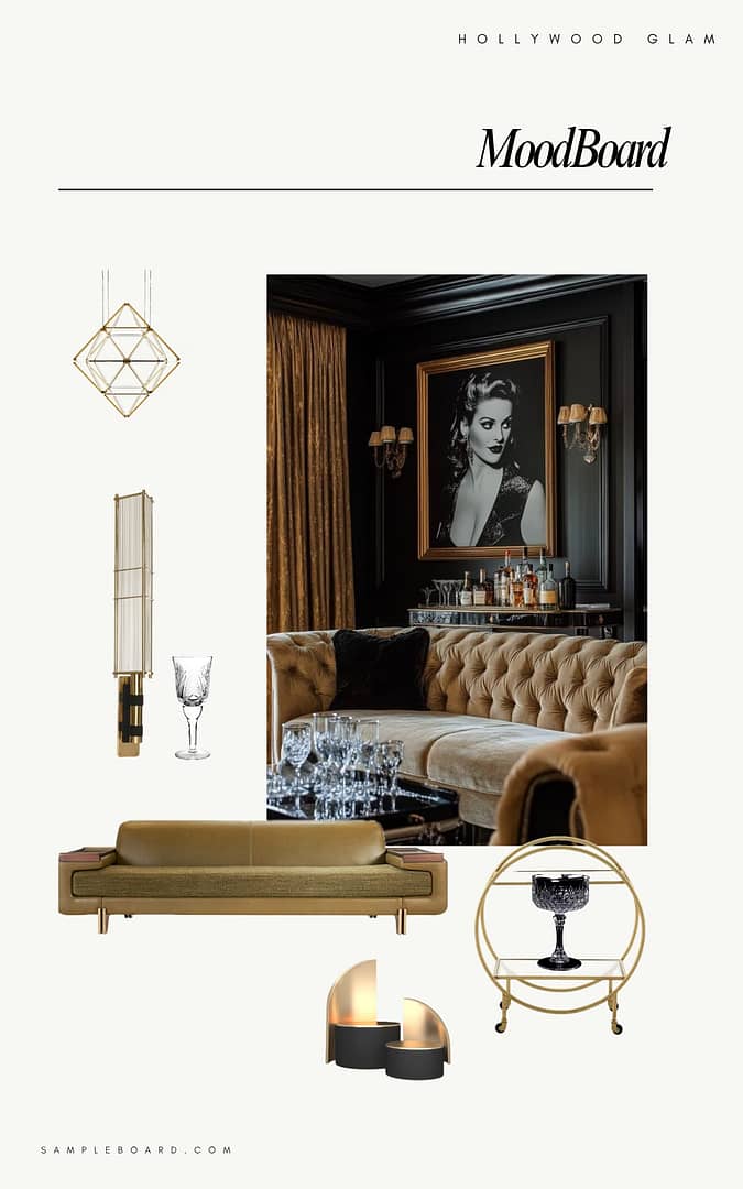 Hollywood Glam Moodboard
