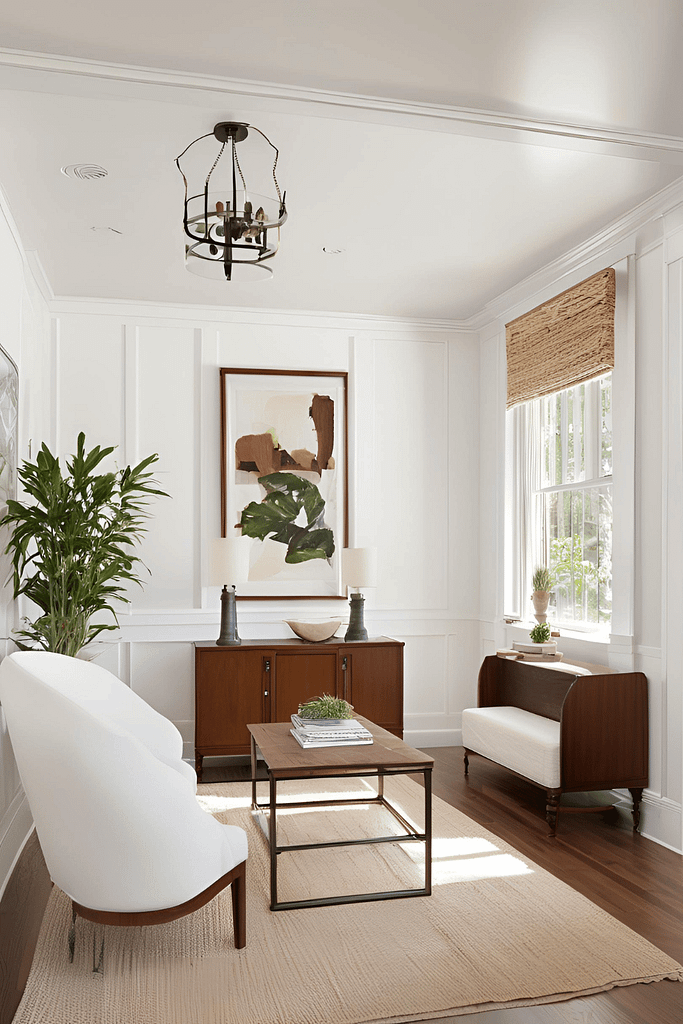 Brown and White Living Room Ideas