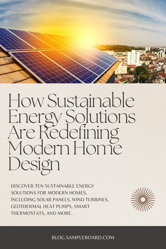 Sustainable Energy Solutions 