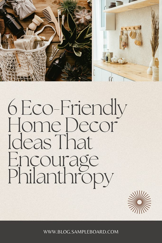 Eco conscious Decor
