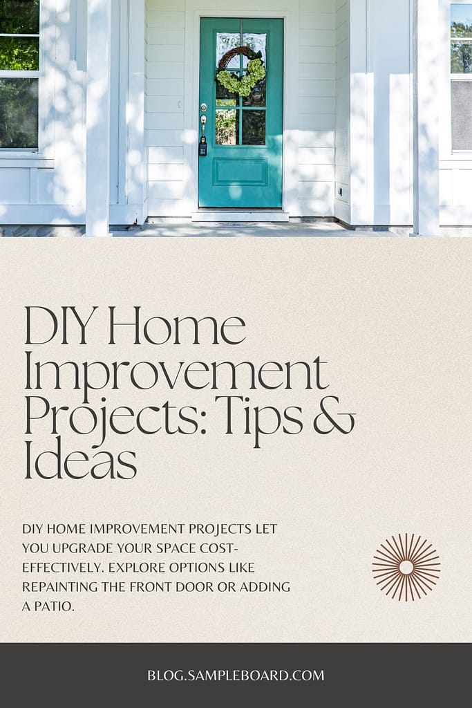 Diy Home Improvement Projects Let You Upgrade Your Space Cost effectively Explore Options Like Repainting the Front Door or Adding a Patio