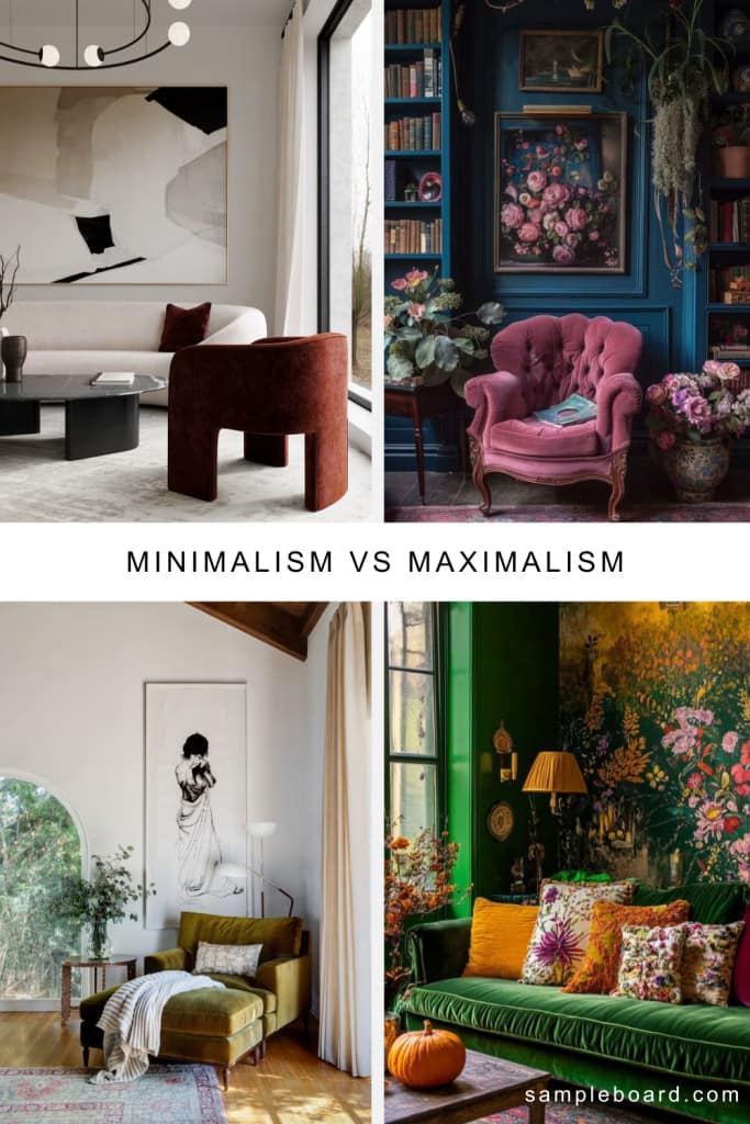 Minimalism Vs Maximalism   Sampleboardcom