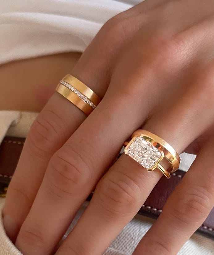 Gold Engagement Ring