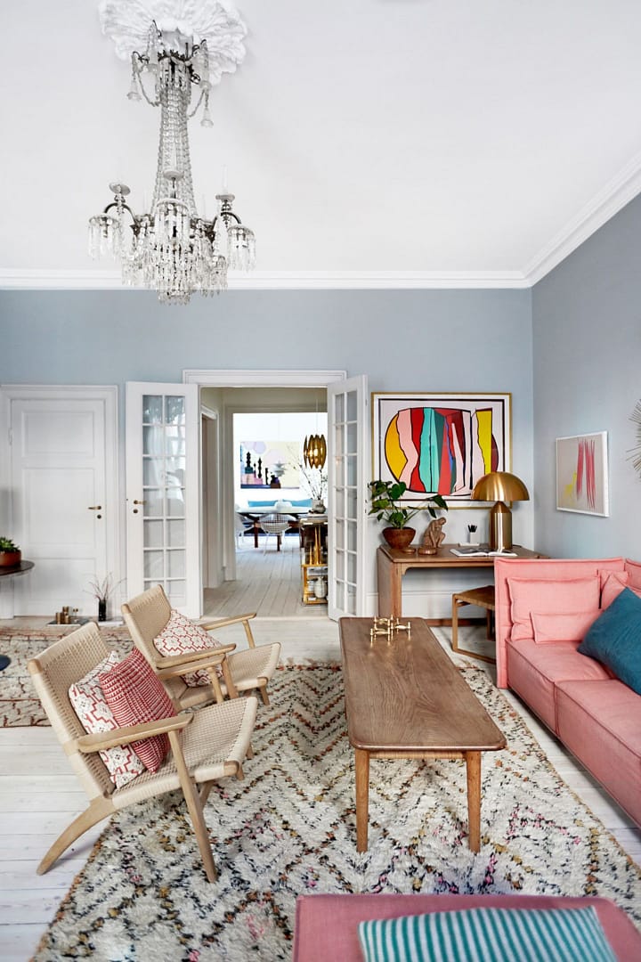 Blue interiors