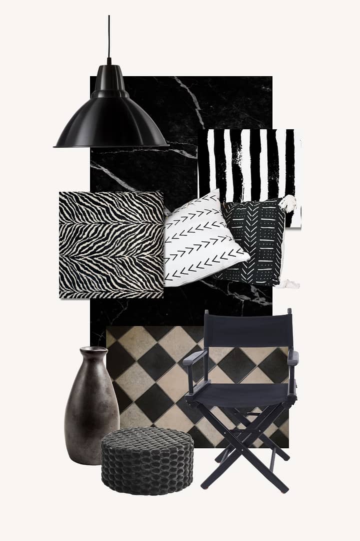 black interior