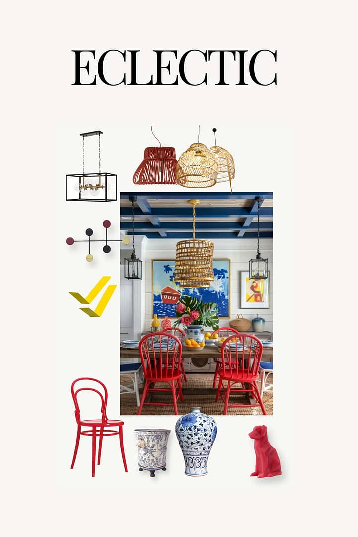 eclectic interior