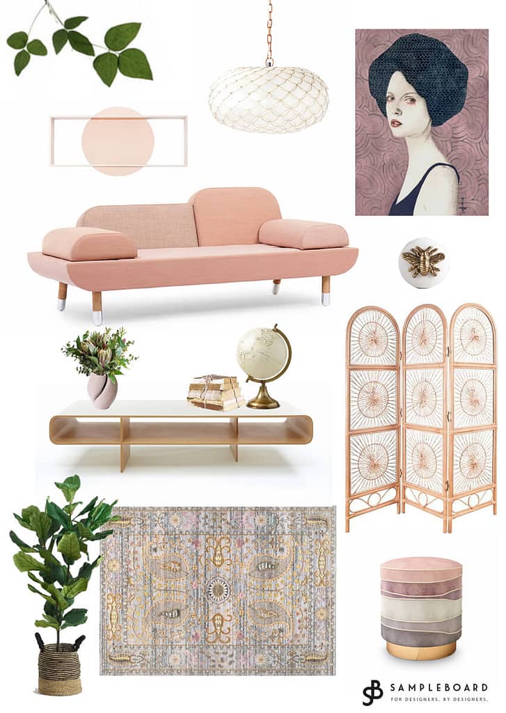 Feminine Design Concept Modern Art Deco