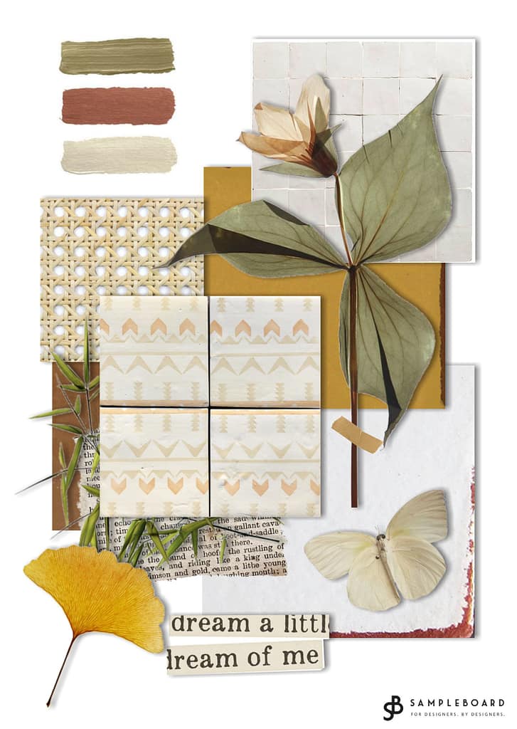 Flat Lay Material Boards What is It and Why the Big Hype   Sampleboard Blog