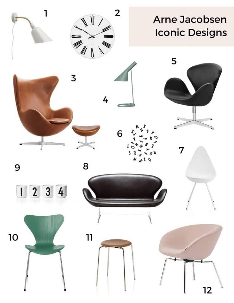 Iconic Furniture - Ever Growing Love for Arne Jacobsen's Furniture Designs - SampleBoard Blog