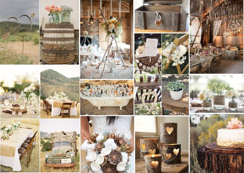 Rustic Wedding Inspiration Board