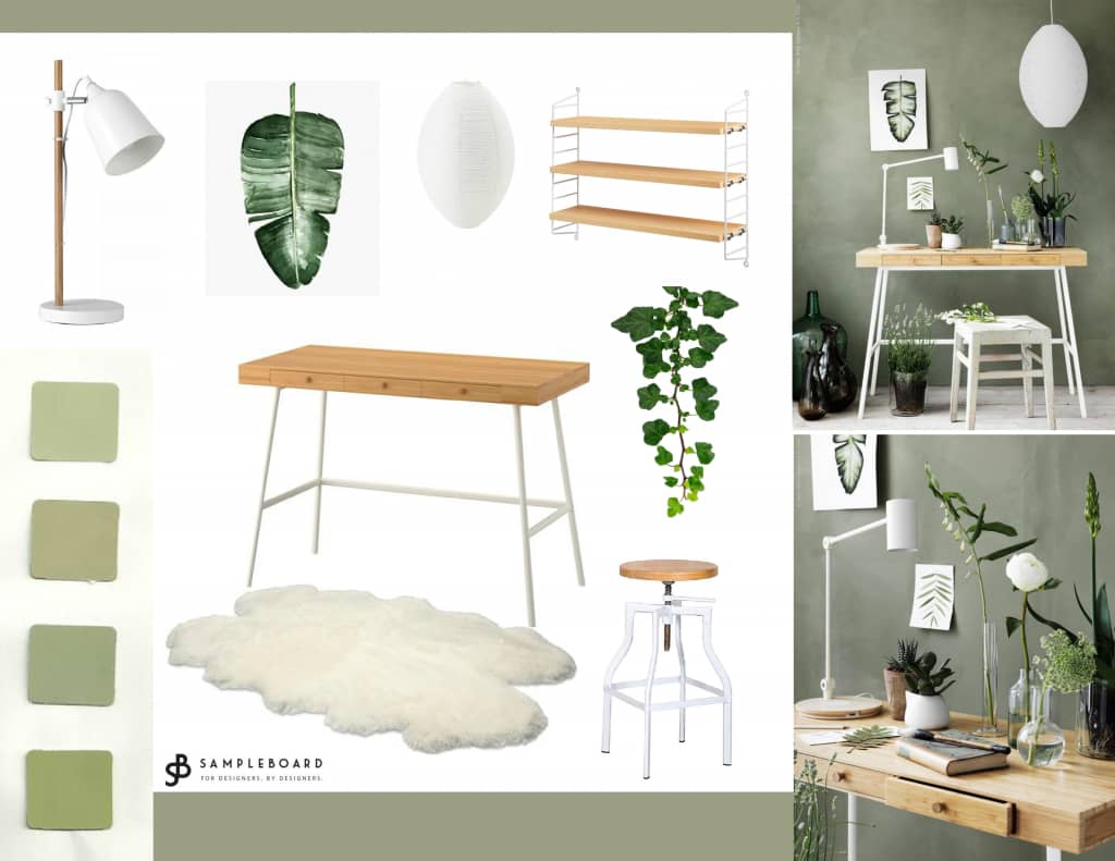 Sage Green - The Hottest Neutral for 2018 According to Pinterest - SampleBoard Blog -A blog about professional moodboard building, global design trends & creative inspiration for your next design project