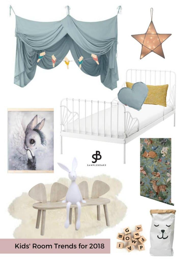kids' interior design trends for 2018 - SampleBoard