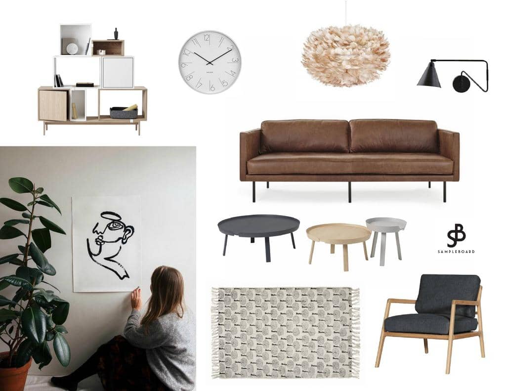 SampleBoard Crush: One line art by Ella Renneus - SampleBoard Blog - A blog about professional moodboard building, global design trends & creative inspiration for your next design project