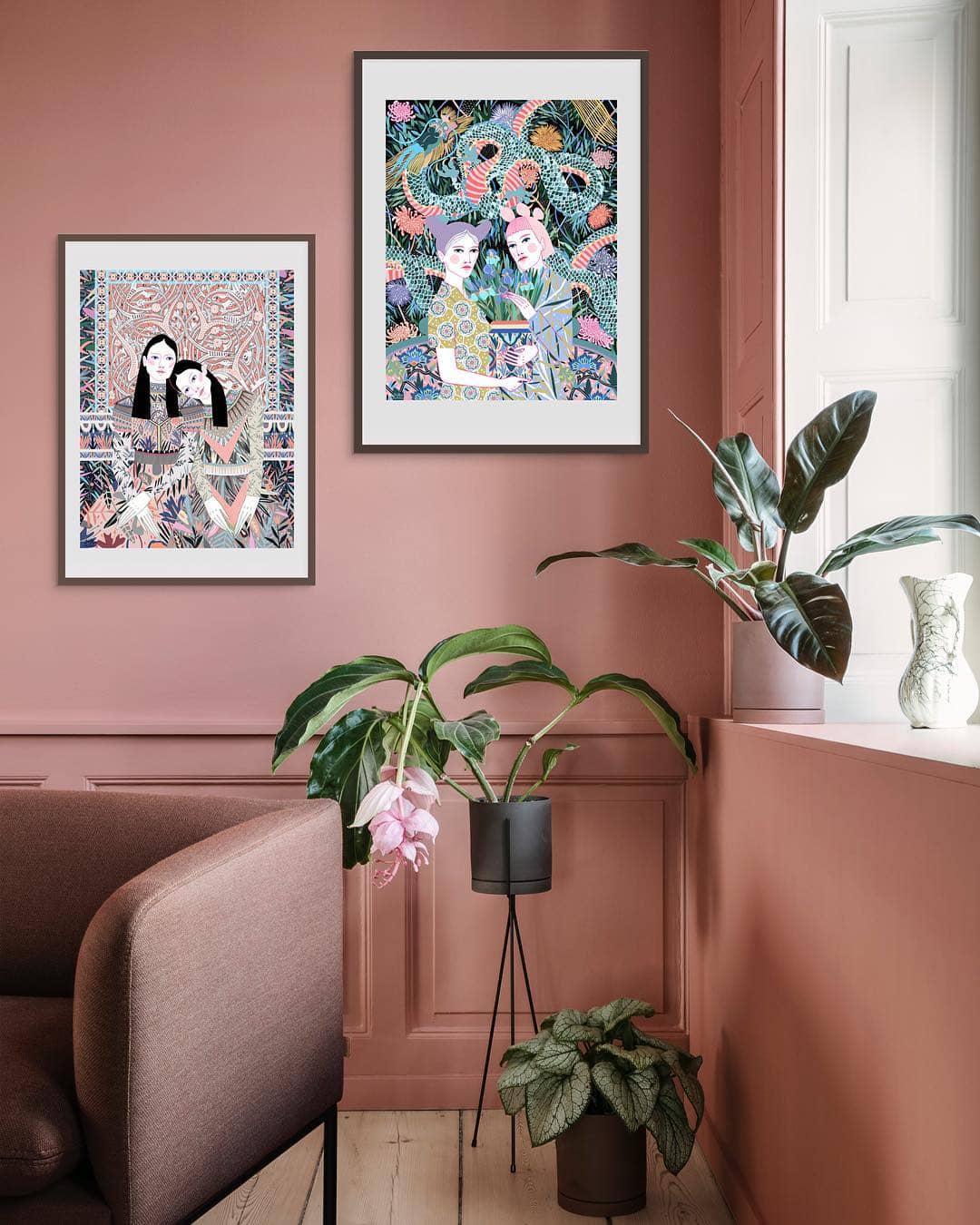 Trend Alert: Feminine Art Prints for Creative Plant Lovers - SampleBoard Blog