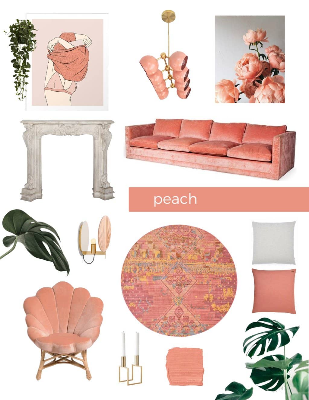 Is Peach the New Millennial Pink? - SampleBoard Style Board