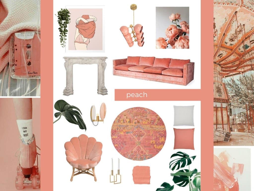 Is Peach the New Millennial Pink? - SampleBoard Inspiration Board
