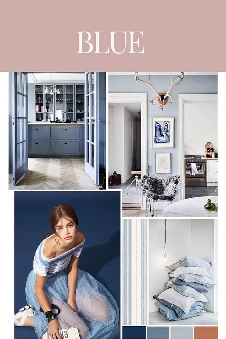 blue interiors