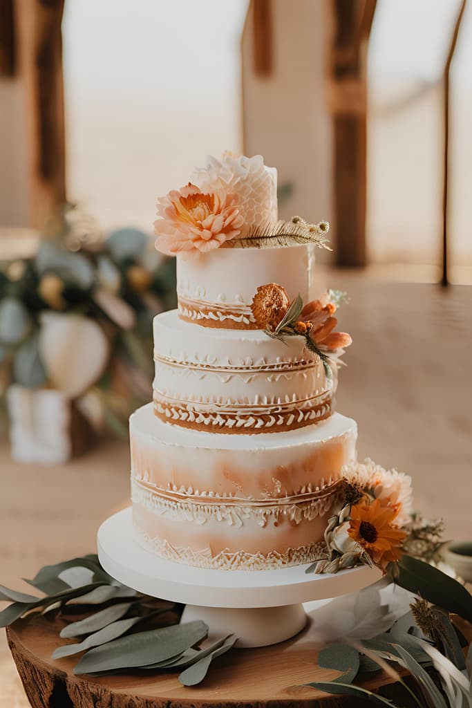 Boho Wedding Cake