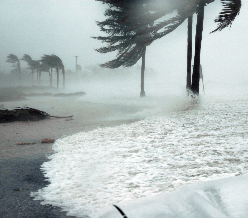 Storm causing power surge