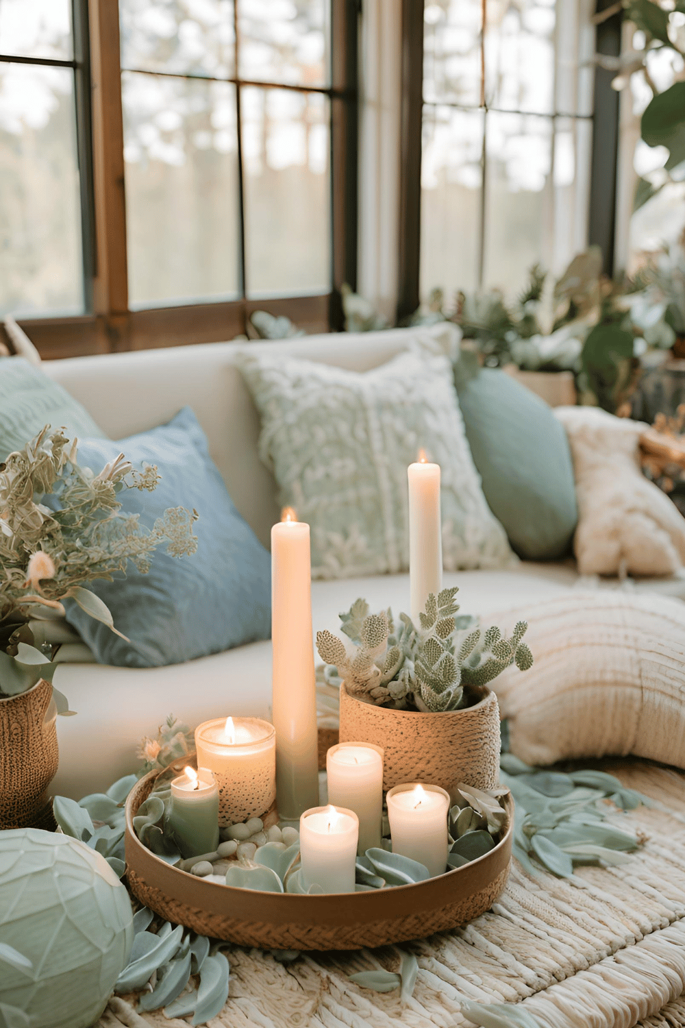 posttitle | sitetitle Sage and blue color palette