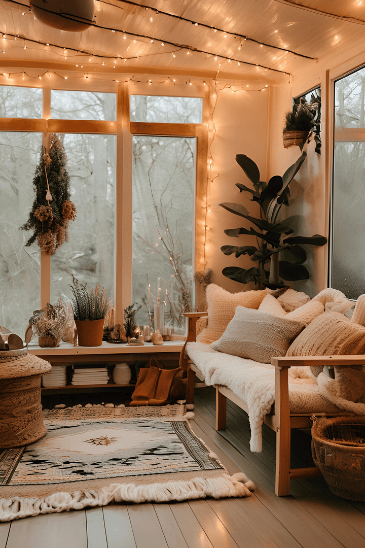 Cozy Sunroom Idea