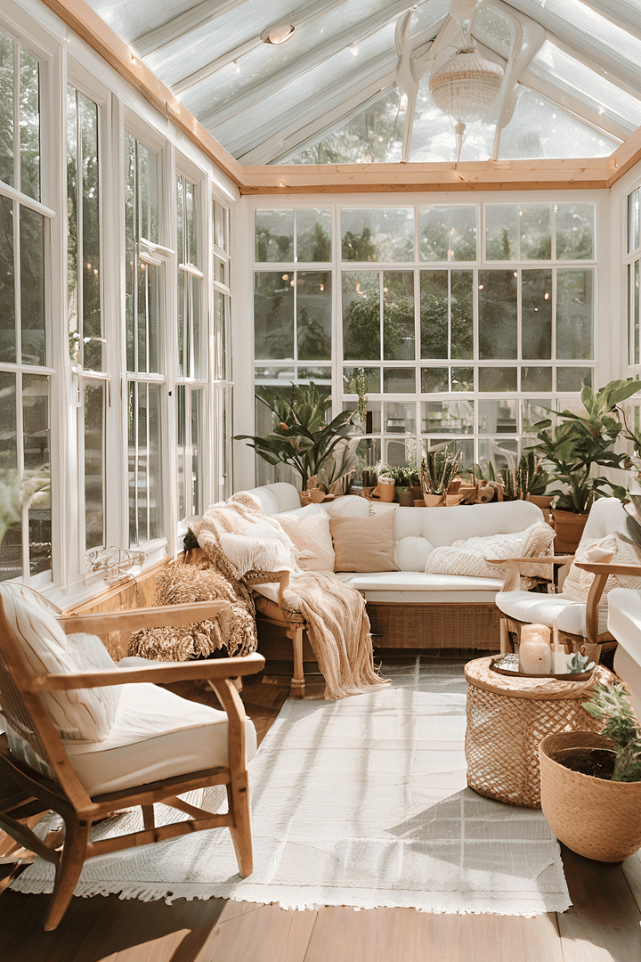 Cozy Sunroom Idea