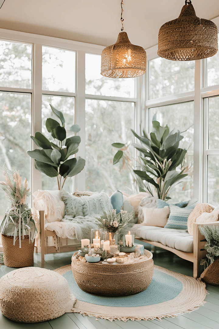 Sage and Blue Color Palette