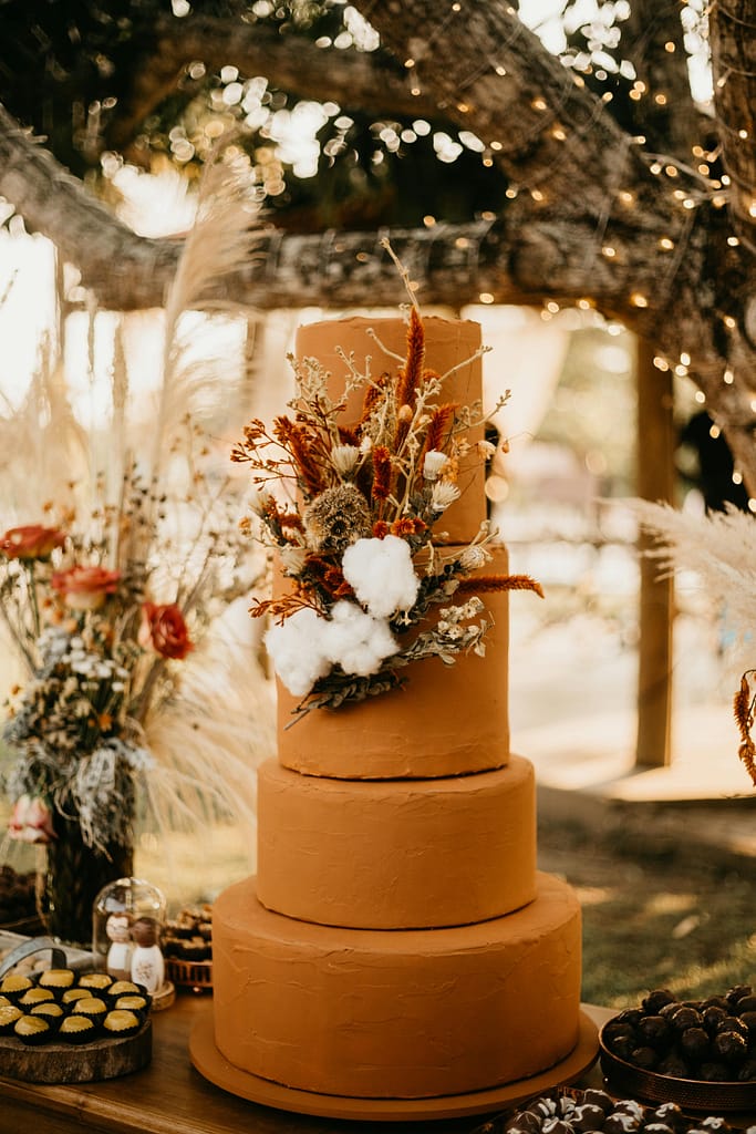 Boho Wedding Cake