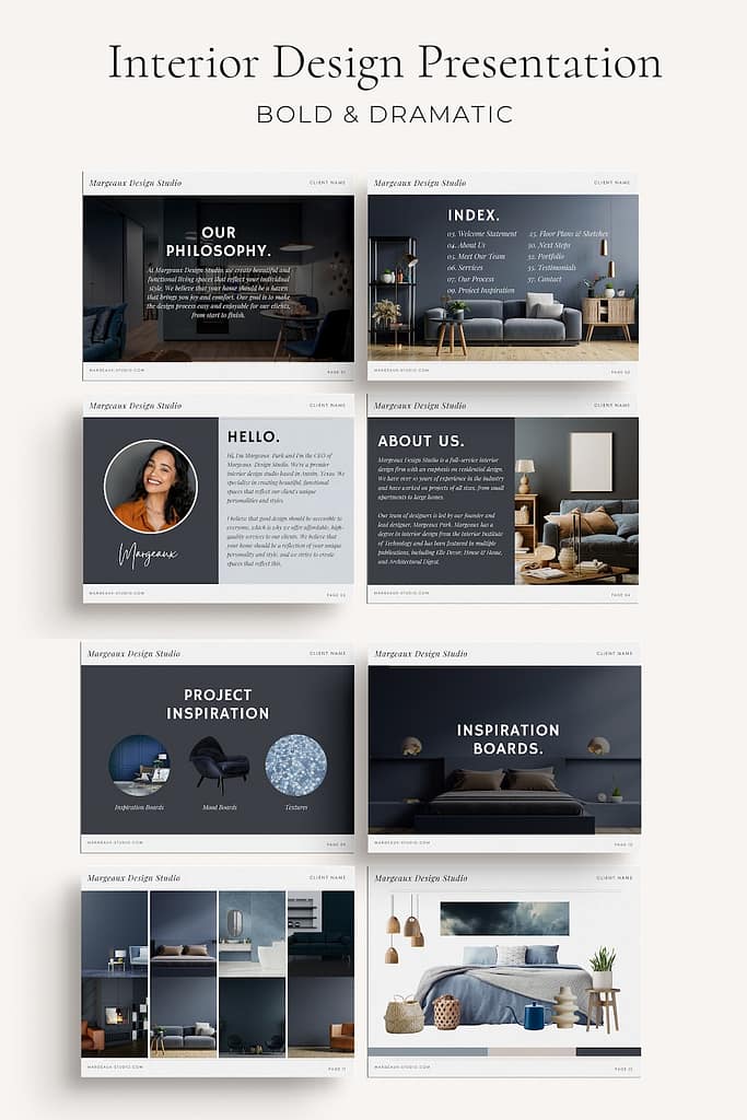 interior design process presentation